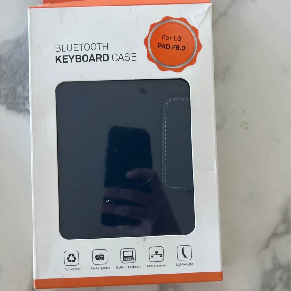 LG Blue Tablet Keyboard Case